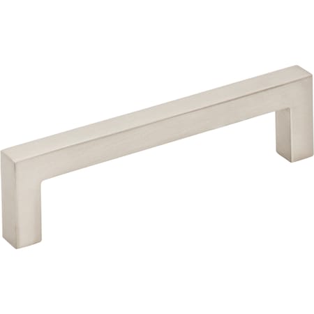 Elements 96 mm Center-to-Center Satin Nickel Square Stanton Cabinet Bar Pull 625-96SN